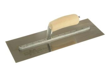 MXS73SS Cement Trowel Stainles s Steel Wooden Handle 14 x 4.3