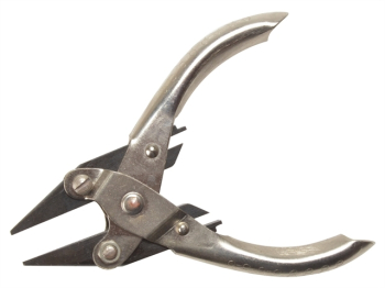 Snipe Nose Parallel Pliers, Serrated Jaws 125mm