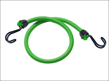Twin Wire Bungee Cord 80cm Green 2 Piece