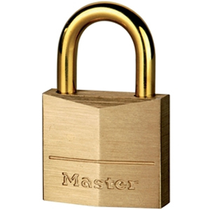 Solid Brass 35mm Padlock with Brass Plated Shackle