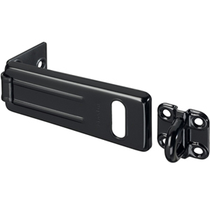 Wrought Steel Hasp Matt Black 115mm Wrought Steel Hasp Matt Black 115mm