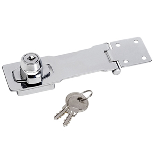 Chrome Plated Steel Locking Hasp 118mm Chrome Plated Steel Locking Hasp 118mm