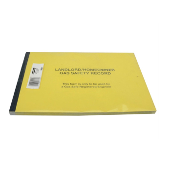532P Gas Safe Landlords Gas S afety Record Pad of 50