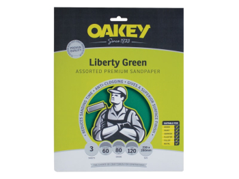 Liberty Green Aluminium Oxide Sheets 230 x 280mm Assorted (3