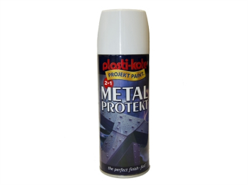 Metal Protekt Spray Gloss White 400ml