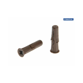 Brown UNO Plugs 7 x 30mm (Pac k 1000)