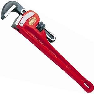 Heavy-Duty Straight Pipe Wrench 200mm (8in)