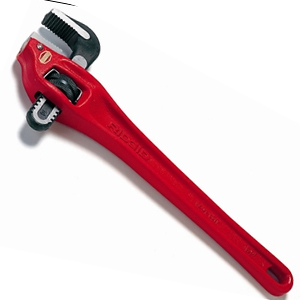 89435 Heavy-Duty Offset Pipe Wrench 350mm (14in)