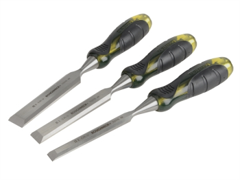 Professional Bevel Edge Chisel Set, 3 Piece Professional Bevel Edge Chisel Set, 3 Piece