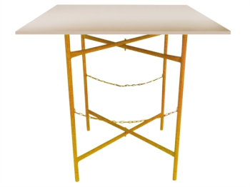 Mortar Mixing Board & Folding Stand Mortar Mixing Board & Folding Stand