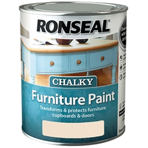 Chalky Furniture Paint Country Cream 750ml