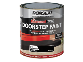 Diamond Hard Doorstep Paint Black 250ml