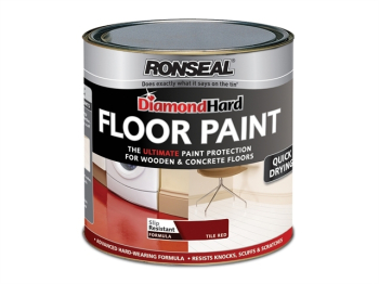 Diamond Hard Floor Paint Satin White 2.5 litre