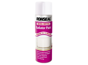 One Coat Radiator Spray Paint Satin White 400ml One Coat Radiator Spray Paint Satin White 400ml