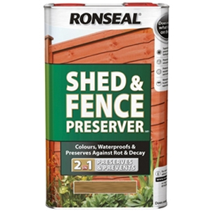 Shed & Fence Preserver Light Brown 5 litre