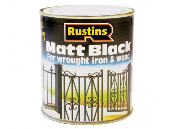 Matt Black Paint Quick Drying 2.5 Litre