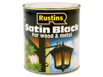 Satin Black Paint Quick Drying 250ml