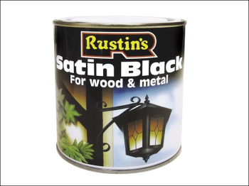 Satin Black Paint Quick Drying 500ml
