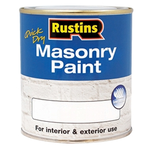 Quick Dry Masonry Paint Matt Black 250ml