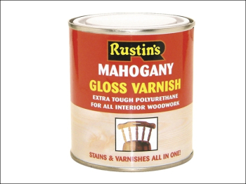 Polyurethane Varnish & Stain Gloss Mahogany 250ml
