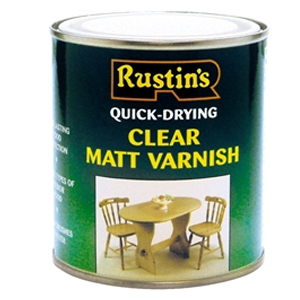 Quick Dry Varnish Matt Clear 250ml