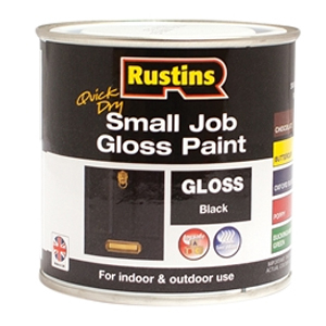 Quick Dry Small Job Gloss Paint Black 250ml