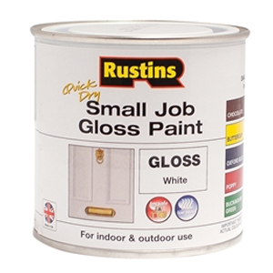Quick Dry Small Job Gloss Paint White 250ml