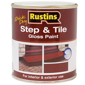 Quick Dry Step & Tile Paint Gloss Black 1 litre