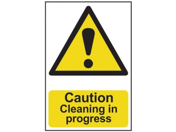 Caution Cleaning In Progress - PVC Sign 200 x 300mm