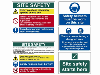 PVC Construction Site Pack (5 signs) PVC Construction Site Pack (5 signs)