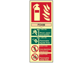 Fire Extinguisher Composite Fo am - Photoluminescent 75 x 200 Fire Extinguisher Composite Fo am - Photoluminescent 75 x 200