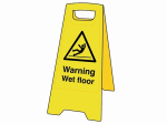 Warning Wet Floor - Heavy Duty 'A' Board Warning Wet Floor - Heavy Duty 'A' Board