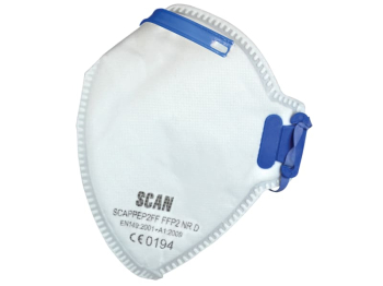 Fold Flat Disposable Mask FFP2 Protection (Pack 20)