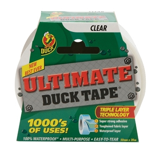 Duck Tape Ultimate 50mm x 20m Clear