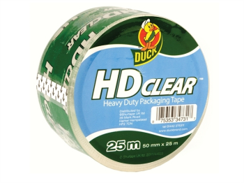 Duck Tape Packaging Heavy-Dut y 50mm x 25m Clear