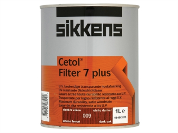 Cetol Filter 7 Plus Translucen t Woodstain Dark Oak 1 litre