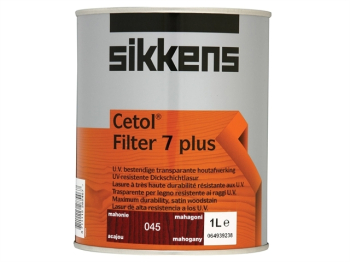 Cetol Filter 7 Plus Translucen t Woodstain Mahogany 1 litre
