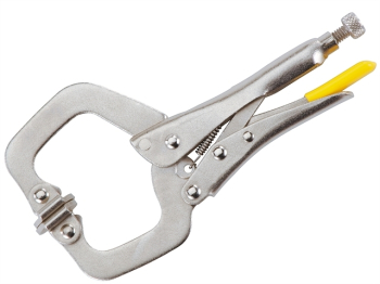 Locking C-Clamp with Swivel Tips 285mm