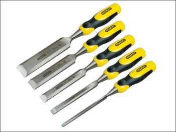 DYNAGRIP Bevel Edge Chisel wi th Strike Cap Set, 5 Piece DYNAGRIP Bevel Edge Chisel wi th Strike Cap Set, 5 Piece