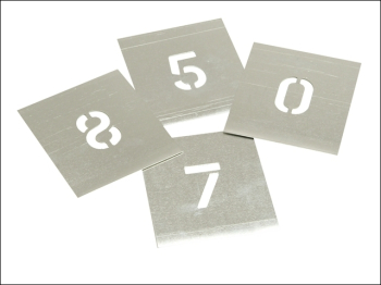Set of Zinc Stencils - Figures 2.1/2in Set of Zinc Stencils - Figures 2.1/2in