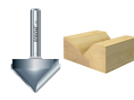 11/3 x 1/4 TCT V-Groove Cutter 45° 9.2 x 19.1mm 11/3 x 1/4 TCT V-Groove Cutter 45° 9.2 x 19.1mm