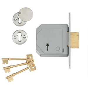 3G110 C Series 5 Detainer Deadlock 73mm Satin Chrome