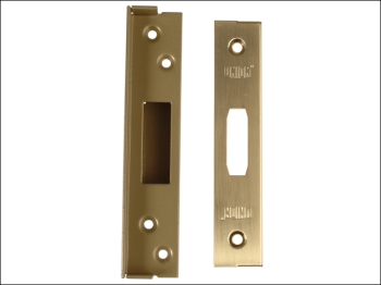 StrongBOLT 2100 Mortice Deadlo ck Rebate Kit 13mm Polished Br StrongBOLT 2100 Mortice Deadlo ck Rebate Kit 13mm Polished Br