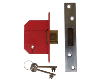 StrongBOLT 2100S BS 5 Lever Mo rtice Deadlock 81mm 3in Satin StrongBOLT 2100S BS 5 Lever Mo rtice Deadlock 81mm 3in Satin