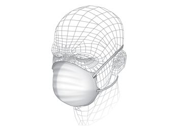 Fold Flat Cup Respirator (3 Pack) Fold Flat Cup Respirator (3 Pack)