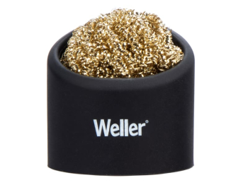 Brass Wire Sponge Cleaner with Holder