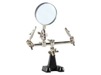 Helping Hands Holder - 2 Arms & Magnifier