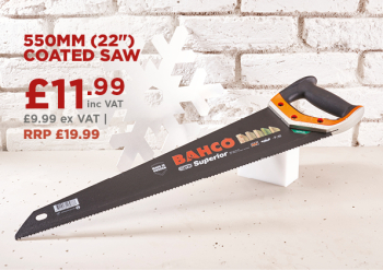 BAHCO XMS21 SAWXT Coated Handsaw 22inch