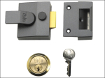 P84 Standard Nightlatch 40mm Backset DMG Finish Visi P84 Standard Nightlatch 40mm Backset DMG Finish Visi