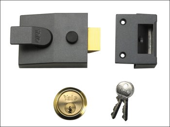 P89 Deadlock Nightlatch 60mm Backset Brasslux Finish Visi P89 Deadlock Nightlatch 60mm Backset Brasslux Finish Visi